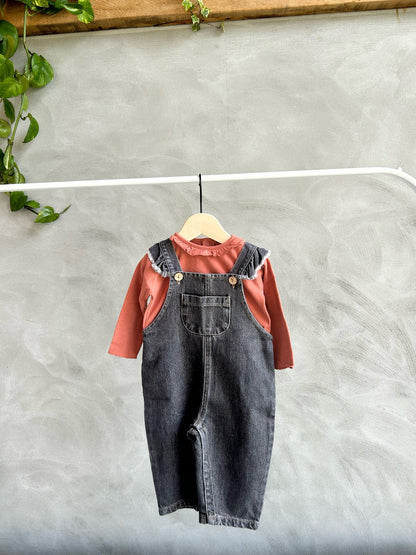 Play Up | Denim Jumpsuit | Shadow - 