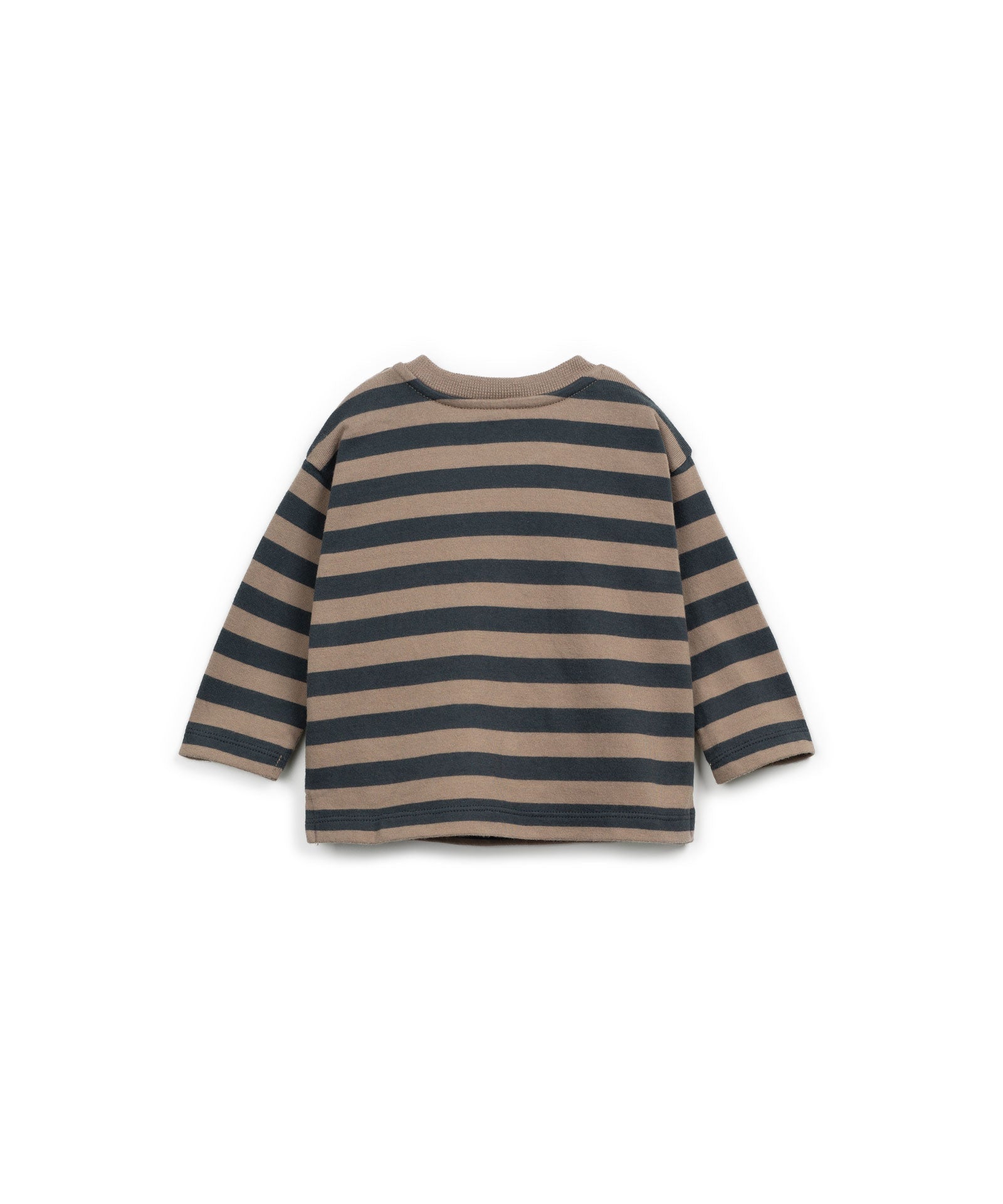 Play Up | Gestreept Jersey T-Shirt | Grafite - 