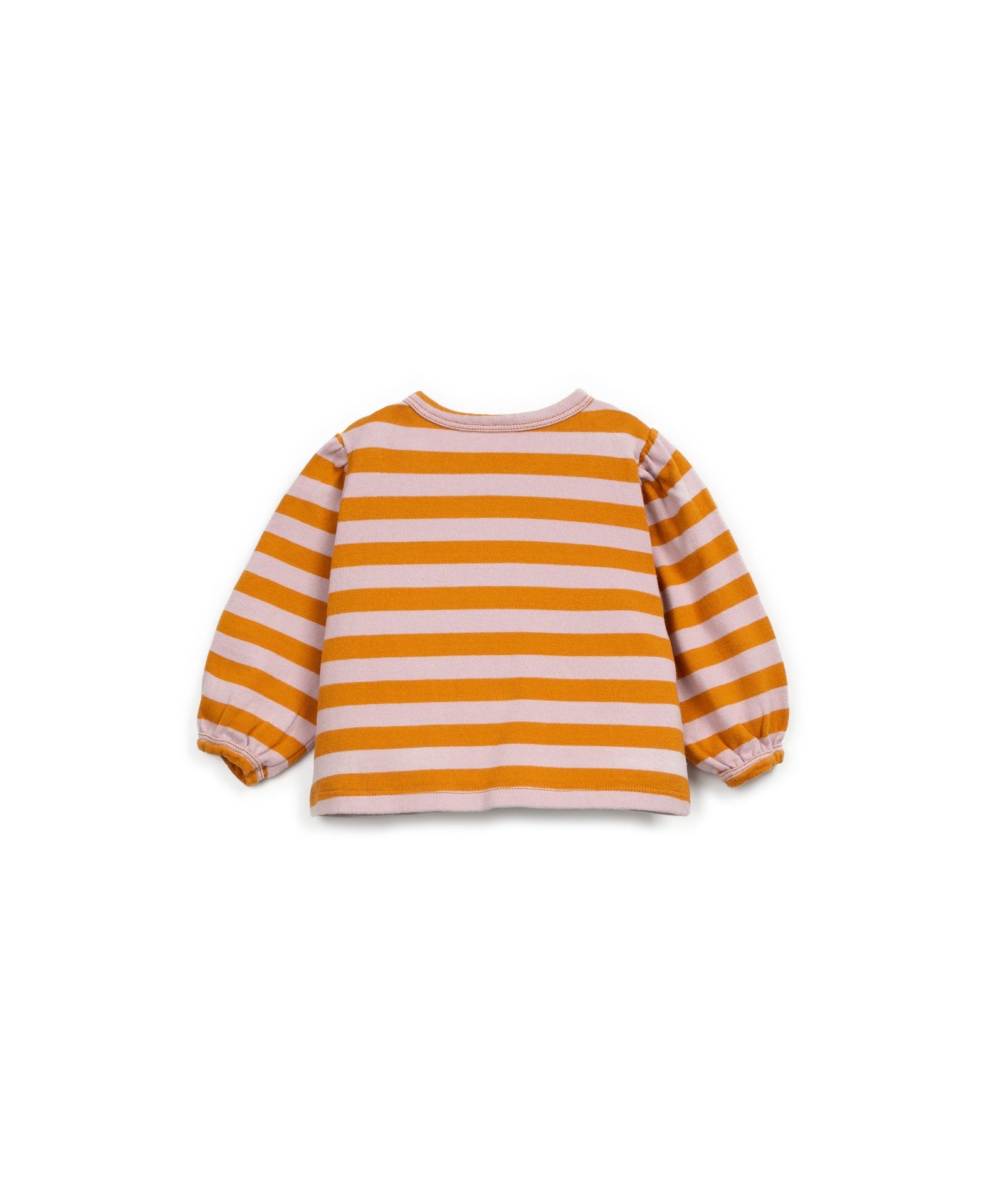 Play Up | Gestreept Jersey T-Shirt | Saffron - 
