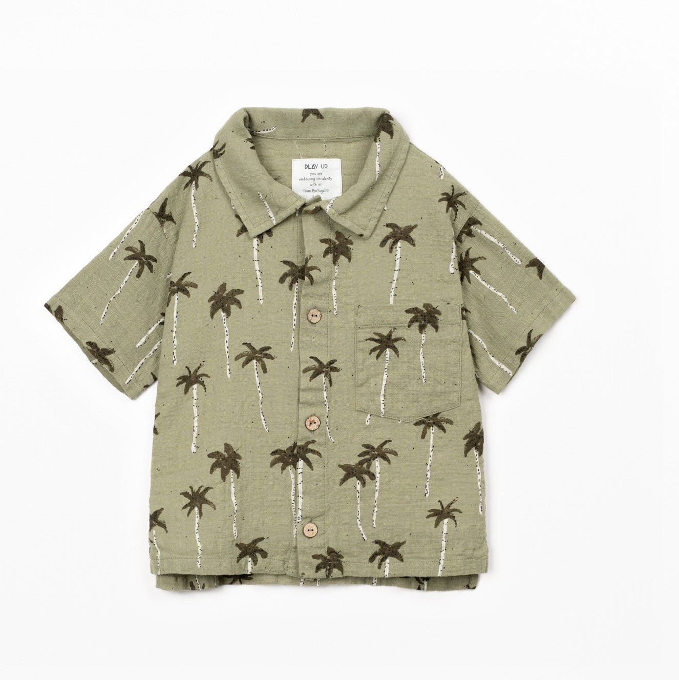 Play Up | Linnen Blouse Palmboom | Texture - 