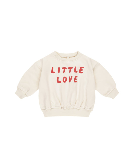 Quincy May | Relaxed Fit Fleece Sweatshirt | Little Love - 