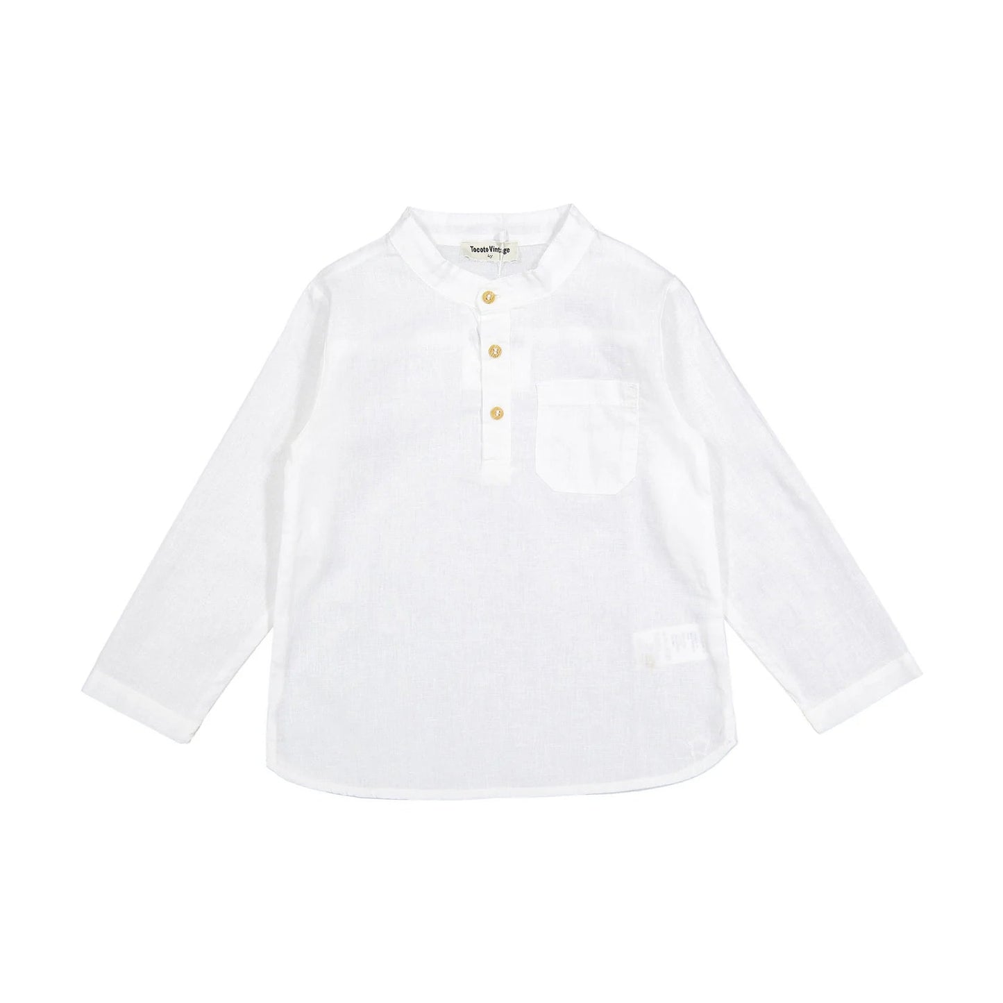 Tocoto Vintage | Kid Blouse | Off White - 